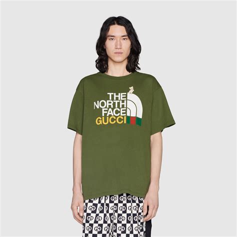 gucci big face tee|The North Face x Gucci T.